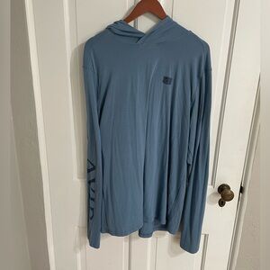 Men’s Avid 2XL long sleeve hoodie blue